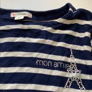 Crewcuts long sleeve striped sweater